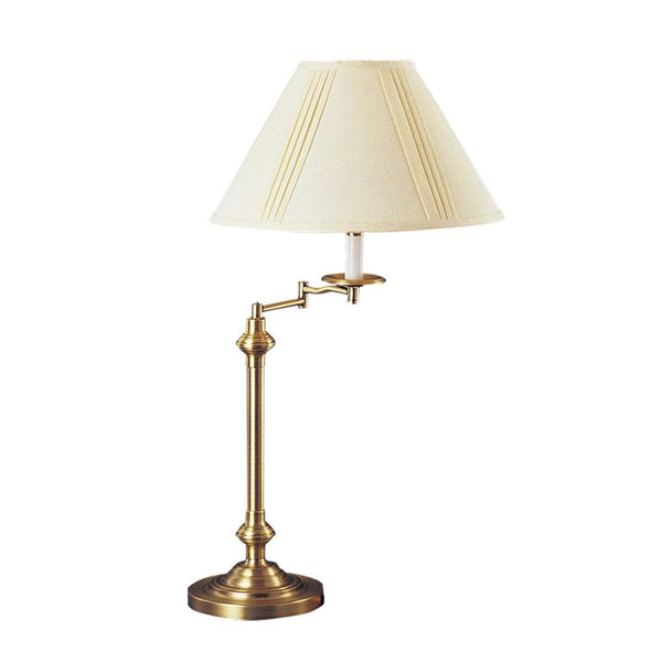 Cal Lighting BO-342-AB 150W 3 Way Swing Arm Table Lamp | Modishstore | Table Lamps