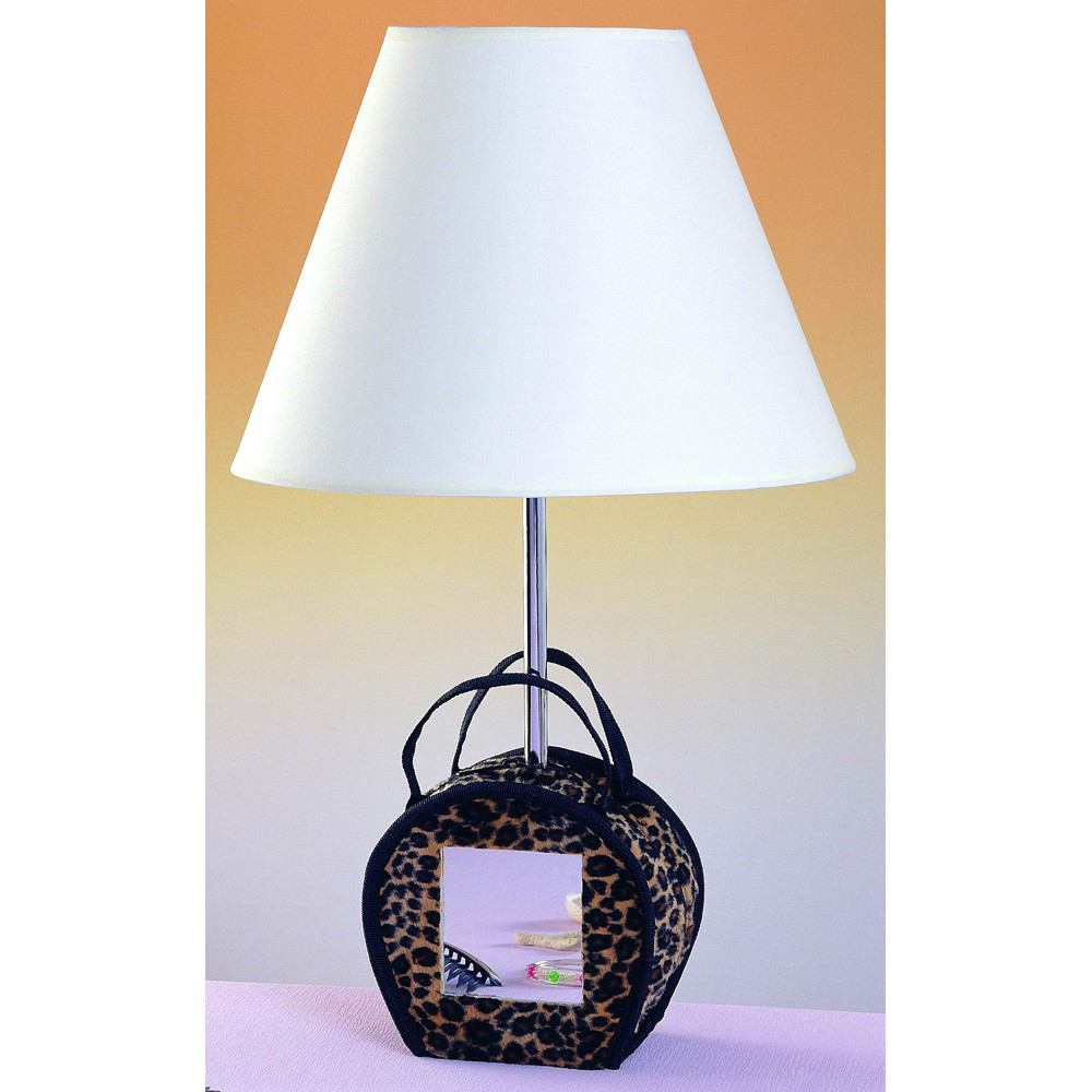 Cal Lighting BO-5660 60W Purse With Mirror | Modishstore | Table Lamps