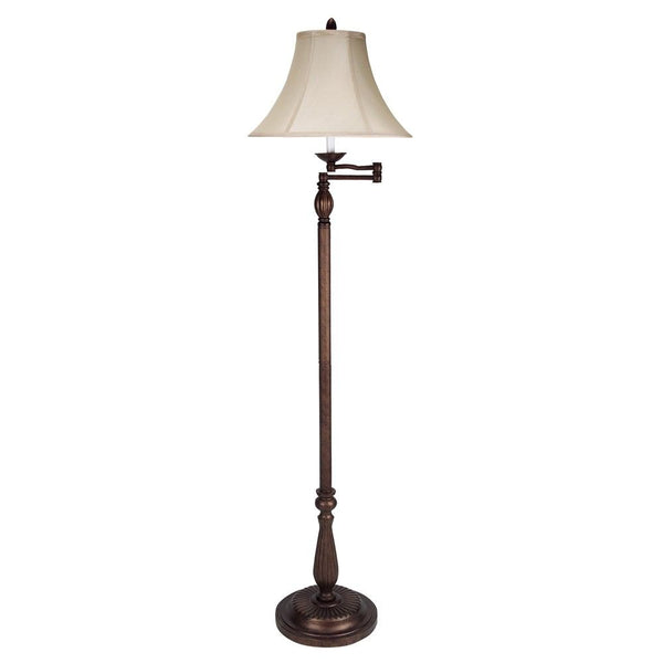 Cal Lighting BO-581SWFL 150W 3 Way Swing Arm Floor Lamp-2