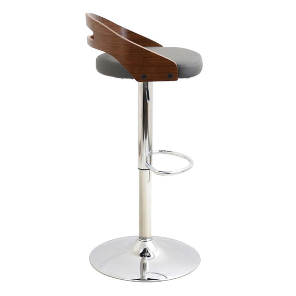 LumiSource Cassis Height Adjustable Barstool with Swivel-5