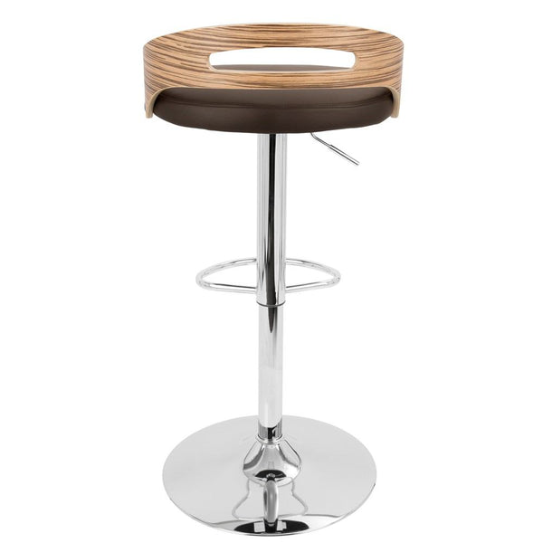 LumiSource Cassis Height Adjustable Barstool with Swivel-9