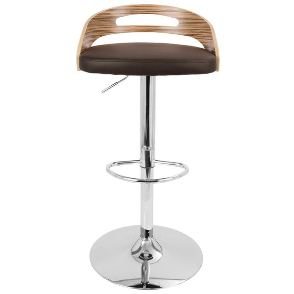 LumiSource Cassis Height Adjustable Barstool with Swivel-10