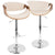 LumiSource Curvo Height Adjustable Barstool with Swivel-8