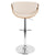 LumiSource Curvo Height Adjustable Barstool with Swivel | Modishstore | Bar Stools
