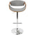 LumiSource Curvo Height Adjustable Barstool with Swivel-24