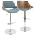 LumiSource Fabrizzi Height Adjustable Barstool with Swivel-6