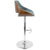 LumiSource Fabrizzi Height Adjustable Barstool with Swivel-9