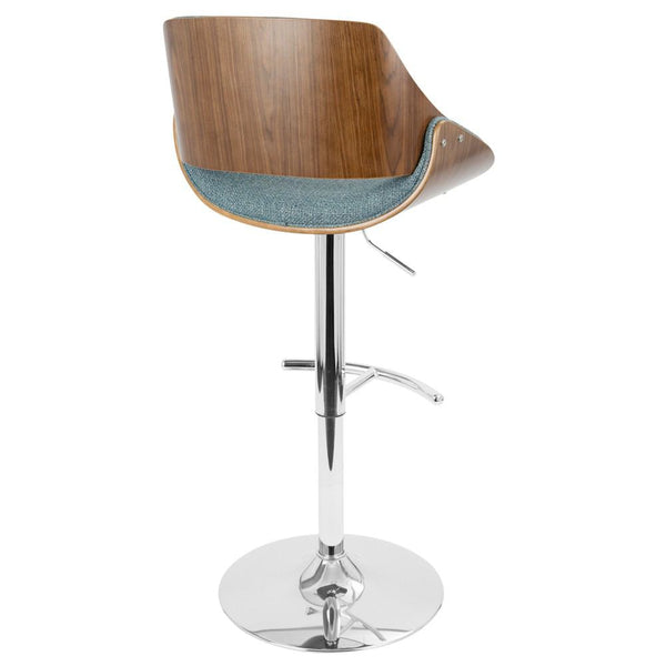 LumiSource Fabrizzi Height Adjustable Barstool with Swivel-3