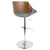 LumiSource Fabrizzi Height Adjustable Barstool with Swivel-3