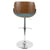 LumiSource Fabrizzi Height Adjustable Barstool with Swivel-4