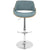 LumiSource Fabrizzi Height Adjustable Barstool with Swivel-5