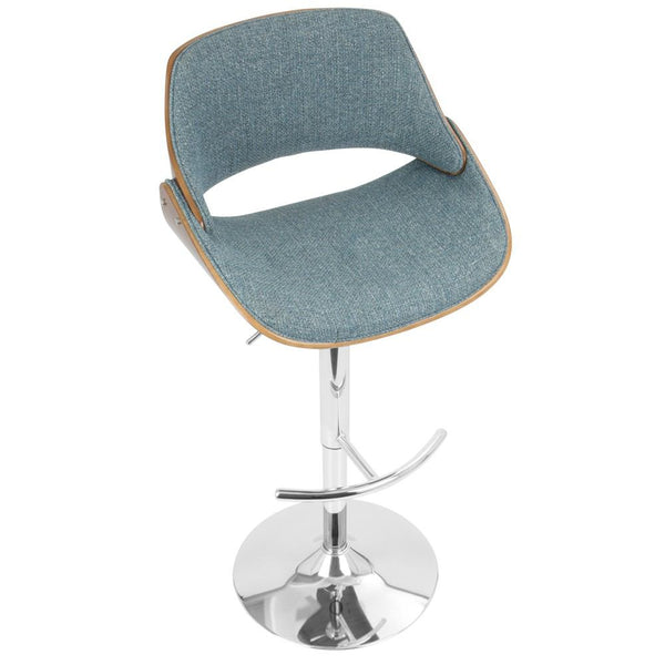 LumiSource Fabrizzi Height Adjustable Barstool with Swivel-7