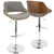 LumiSource Fabrizzi Height Adjustable Barstool with Swivel-12