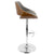 LumiSource Fabrizzi Height Adjustable Barstool with Swivel-13