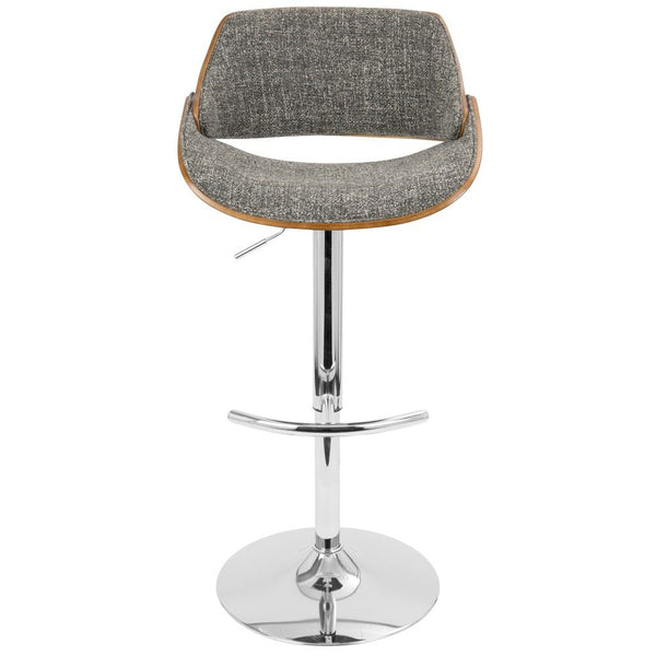 LumiSource Fabrizzi Height Adjustable Barstool with Swivel-16