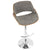 LumiSource Fabrizzi Height Adjustable Barstool with Swivel-10
