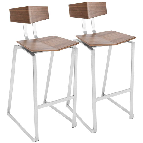 LumiSource Flight Barstool - Set of 2 | Modishstore | Bar Stools