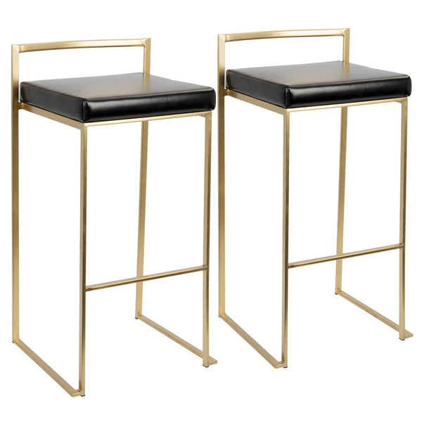 LumiSource Fuji Bar Stool - Set of 2 | Modishstore | Bar Stools
