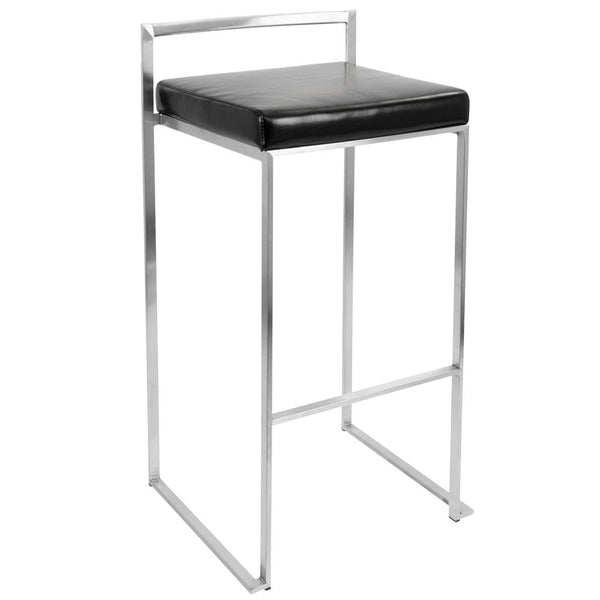 LumiSource Fuji Stacker Bar Stool Set of 2-5