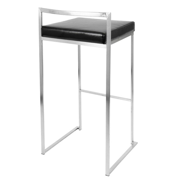 LumiSource Fuji Stacker Bar Stool Set of 2-7