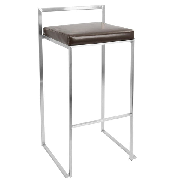 LumiSource Fuji Stacker Bar Stool Set of 2-15
