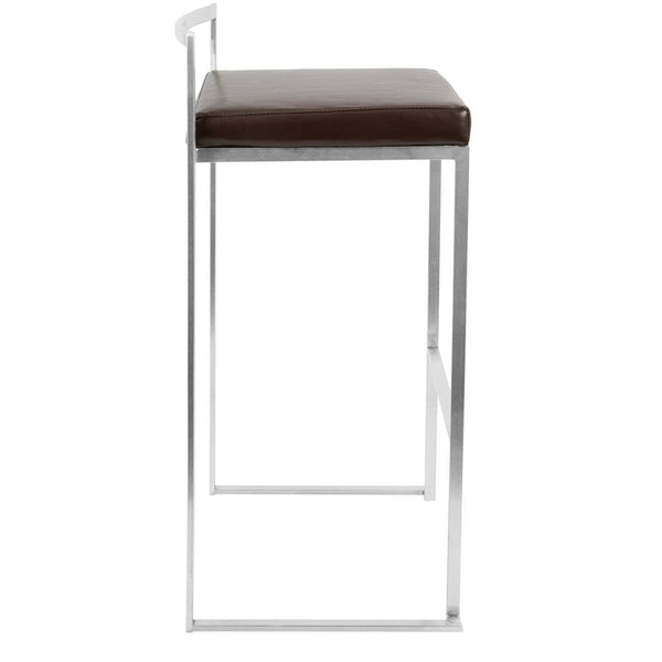LumiSource Fuji Stacker Bar Stool Set of 2-16
