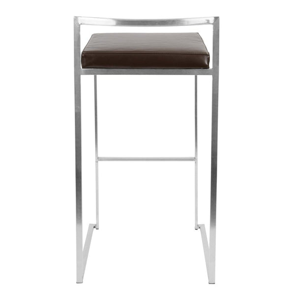 LumiSource Fuji Stacker Bar Stool Set of 2-11
