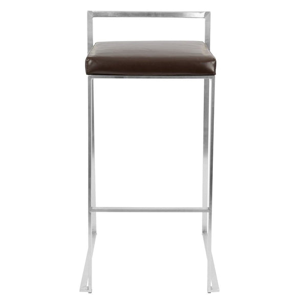LumiSource Fuji Stacker Bar Stool Set of 2-12