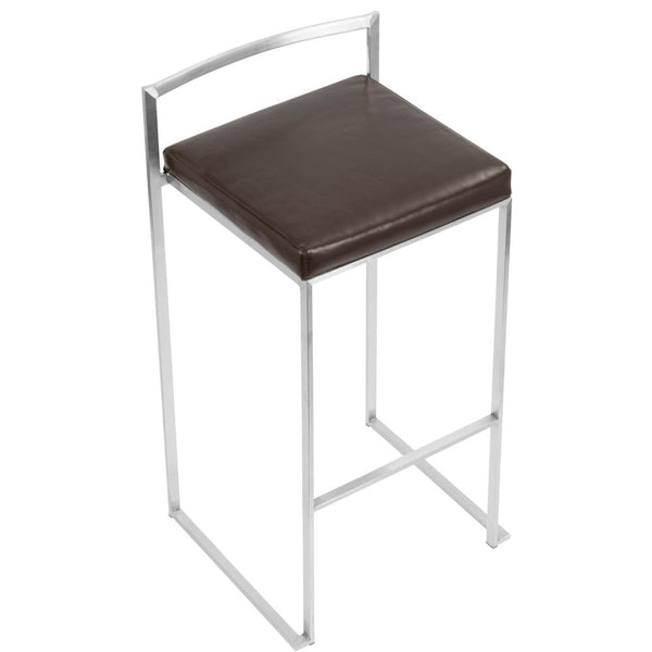 LumiSource Fuji Stacker Bar Stool Set of 2-13