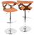 LumiSource Gardenia Height Adjustable Barstool with Swivel-8
