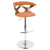 LumiSource Gardenia Height Adjustable Barstool with Swivel | Modishstore | Bar Stools