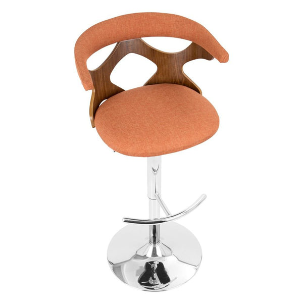 LumiSource Gardenia Height Adjustable Barstool with Swivel-6