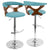 LumiSource Gardenia Height Adjustable Barstool with Swivel-12