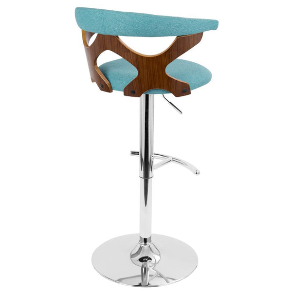 LumiSource Gardenia Height Adjustable Barstool with Swivel-13