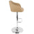 LumiSource Campania Height Adjustable Barstool with Swivel-6