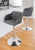 LumiSource Campania Height Adjustable Barstool with Swivel | Modishstore | Bar Stools