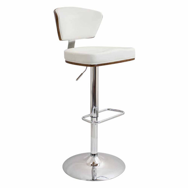 LumiSource Ravinia Height Adjustable Barstool with Swivel | Modishstore | Bar Stools