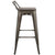 LumiSource Oregon Low Back Barstool - Set of 2-19