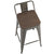 LumiSource Oregon Low Back Barstool - Set of 2-5