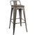 LumiSource Oregon Low Back Barstool - Set of 2-2