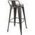 LumiSource Oregon Low Back Barstool - Set of 2-7