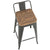 LumiSource Oregon Low Back Barstool - Set of 2-9