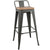LumiSource Oregon Low Back Barstool - Set of 2-3