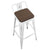LumiSource Oregon Low Back Barstool - Set of 2-14