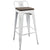 LumiSource Oregon Low Back Barstool - Set of 2 | Modishstore | Bar Stools