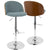 LumiSource Luna Height Adjustable Barstool with Swivel-9