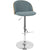 LumiSource Luna Height Adjustable Barstool with Swivel-2