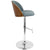 LumiSource Luna Height Adjustable Barstool with Swivel-11