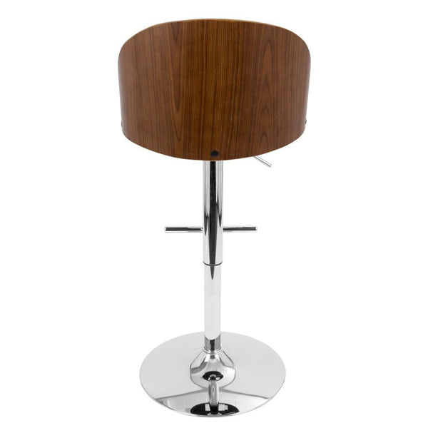 LumiSource Luna Height Adjustable Barstool with Swivel-13