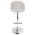 LumiSource Luna Height Adjustable Barstool with Swivel-14